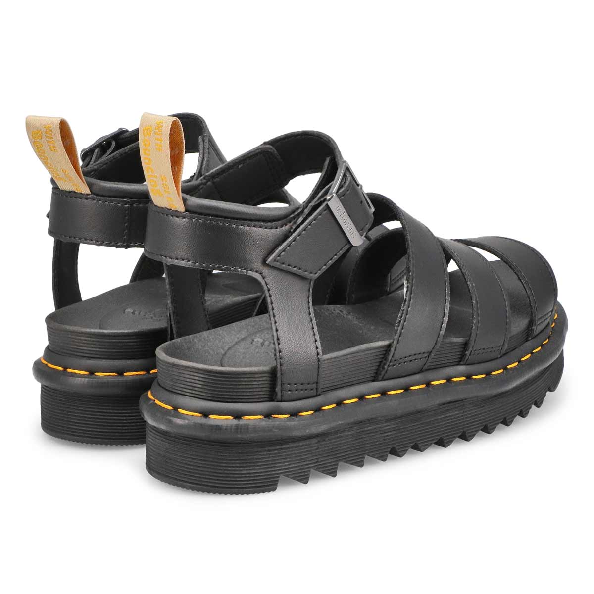 Women's Vegan Blaire Multi Strap Casual Sandal - Black