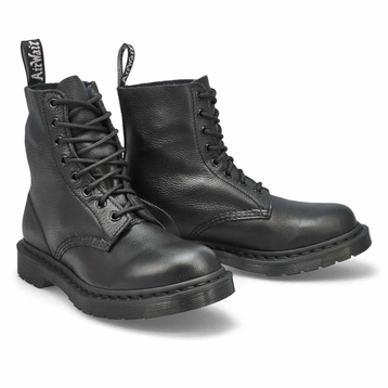 Women's 1460 Pascal Mono 8 Eye Boot - Black/Black