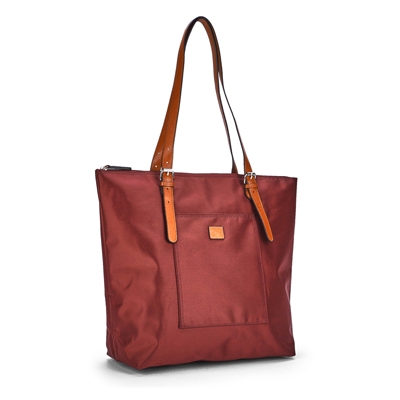 Lds 2 In 1 Tote Bag - Burgundy