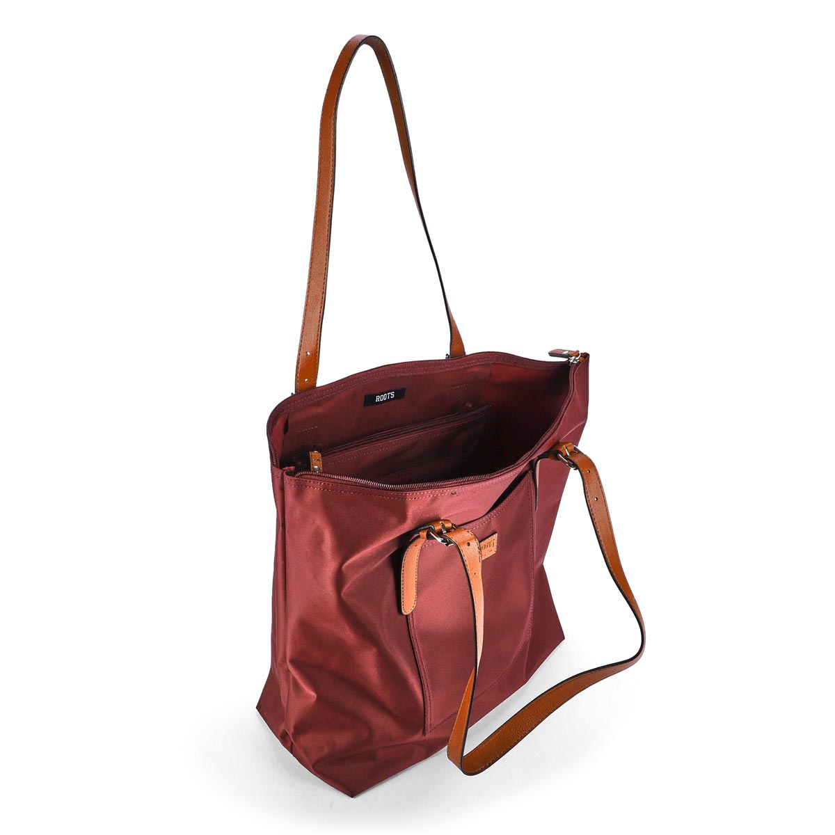 Women's 2 in 1 Tote/ Crossbody Bag- Burgundy