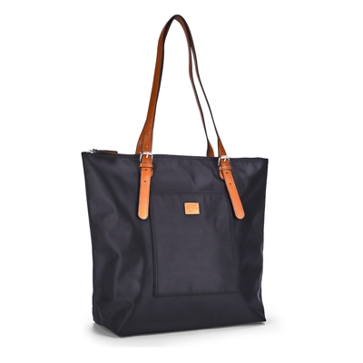 Lds 2  In 1 Tote Bag - Black