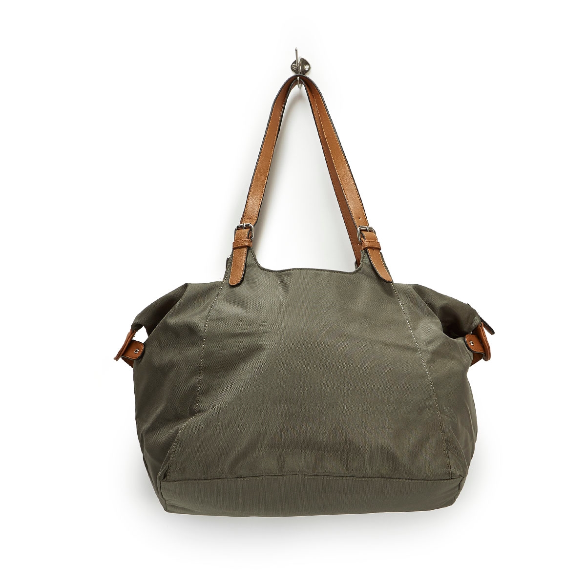 Women's R4700 khaki large tote bag