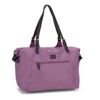 Women's R4700 lilac nylon large tote bag