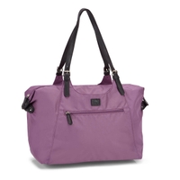 Fourre-tout ROOTS73,nylon, lilas, fem