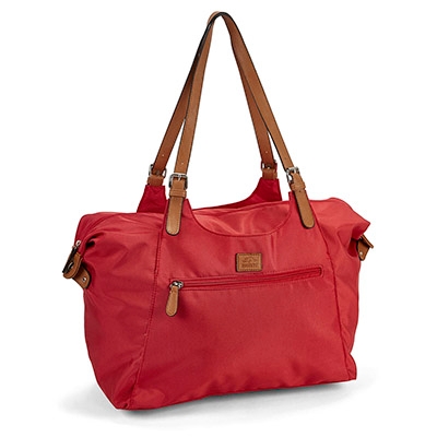 Lds Roots73 Nylon Large Tote Bag - Red