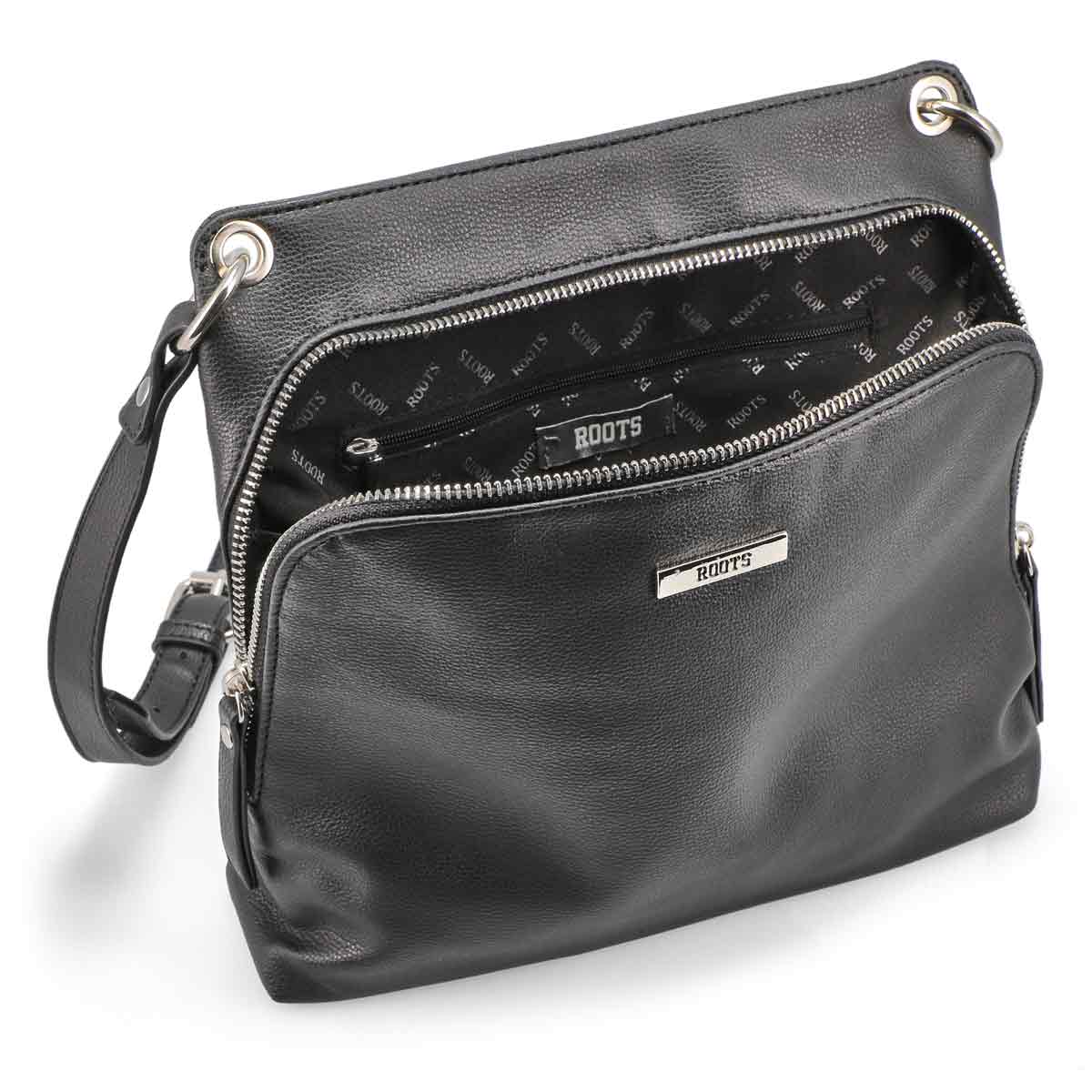 Eliza Mossimo Ladies Crossover Bag - Black