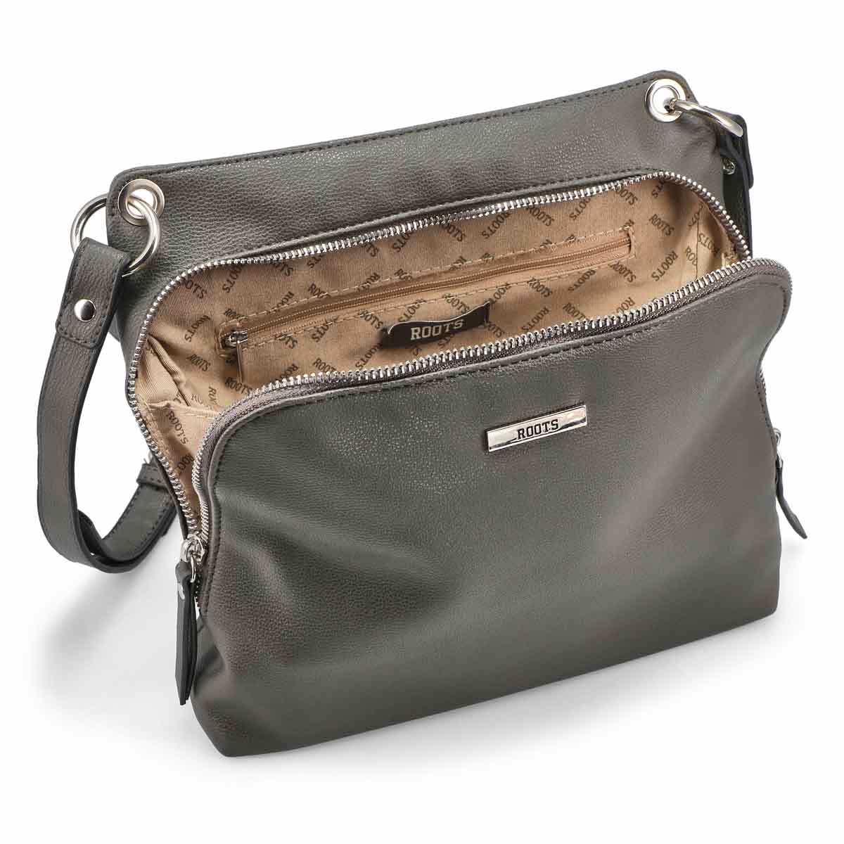 Women's R6163 Crossbody Bag - Grey