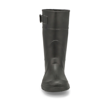 Boys' Raindrops Waterproof Rain Boot - Black