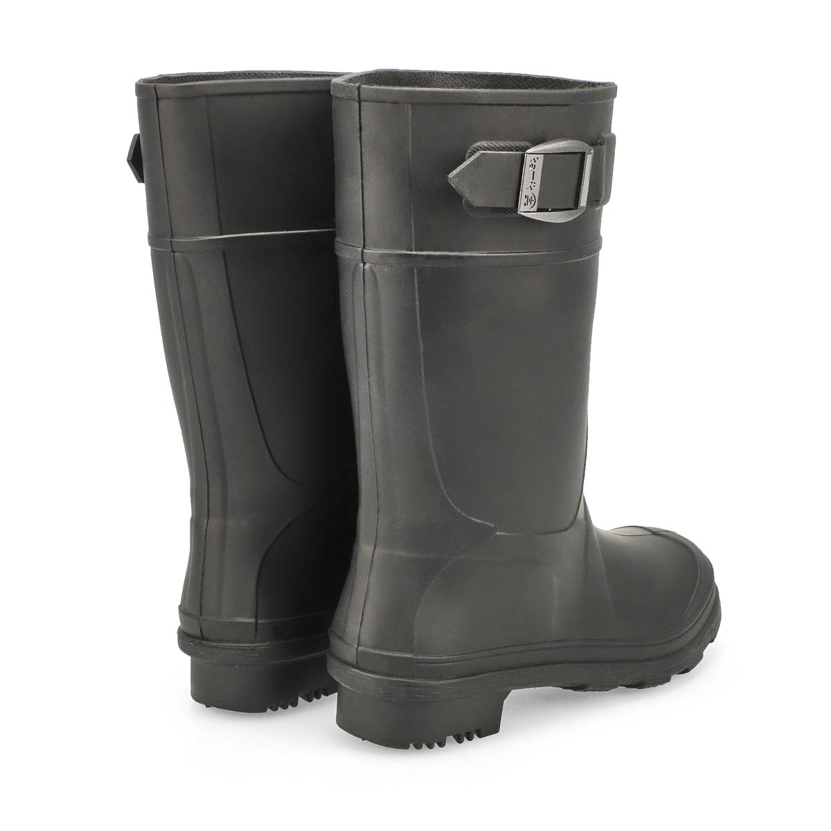 Boys' Raindrops Waterproof Rain Boot - Black