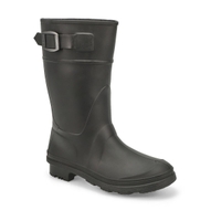 Boys' Raindrops Waterproof Rain Boot - Black