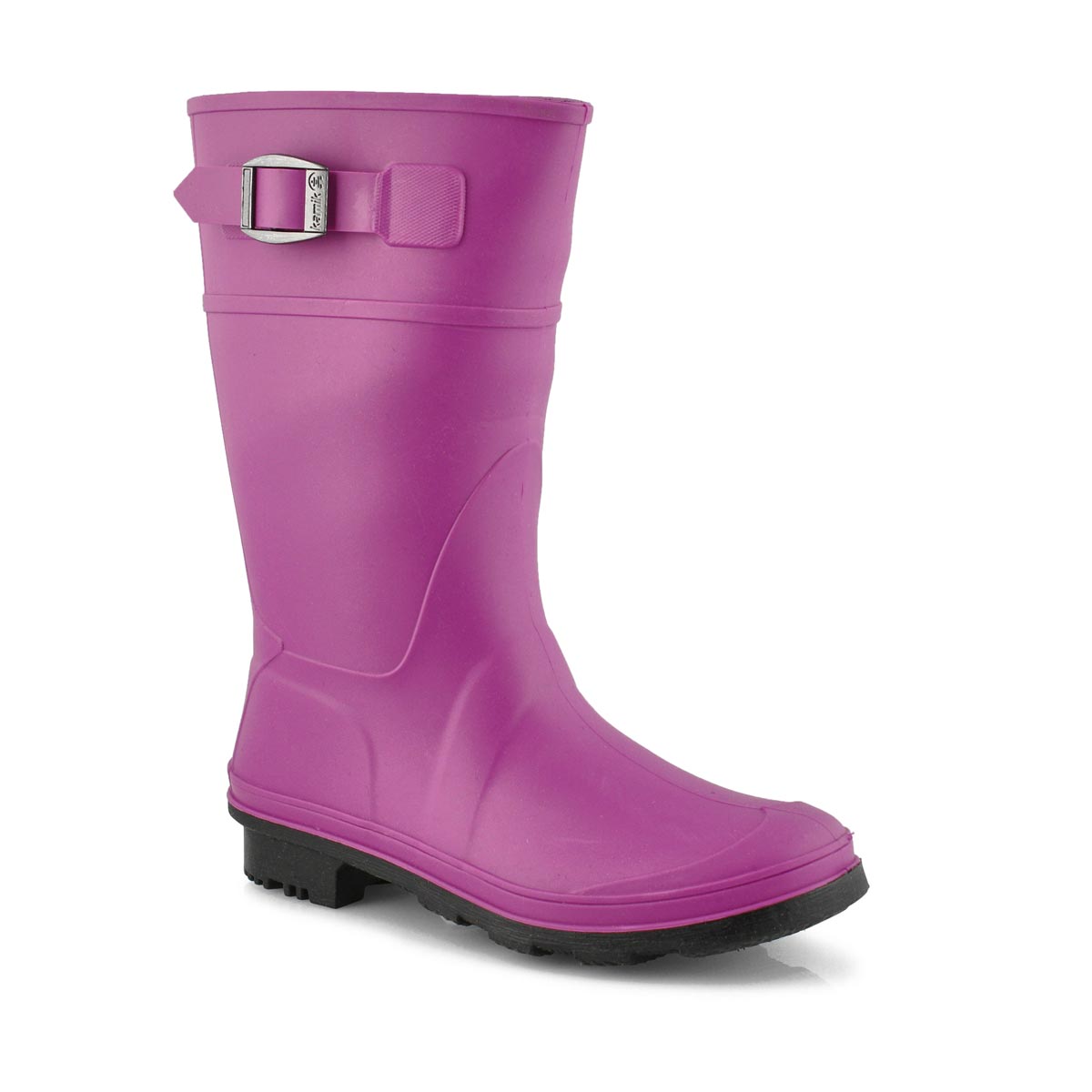 Girls' Raindrops Waterproof Rain Boot -  Viola