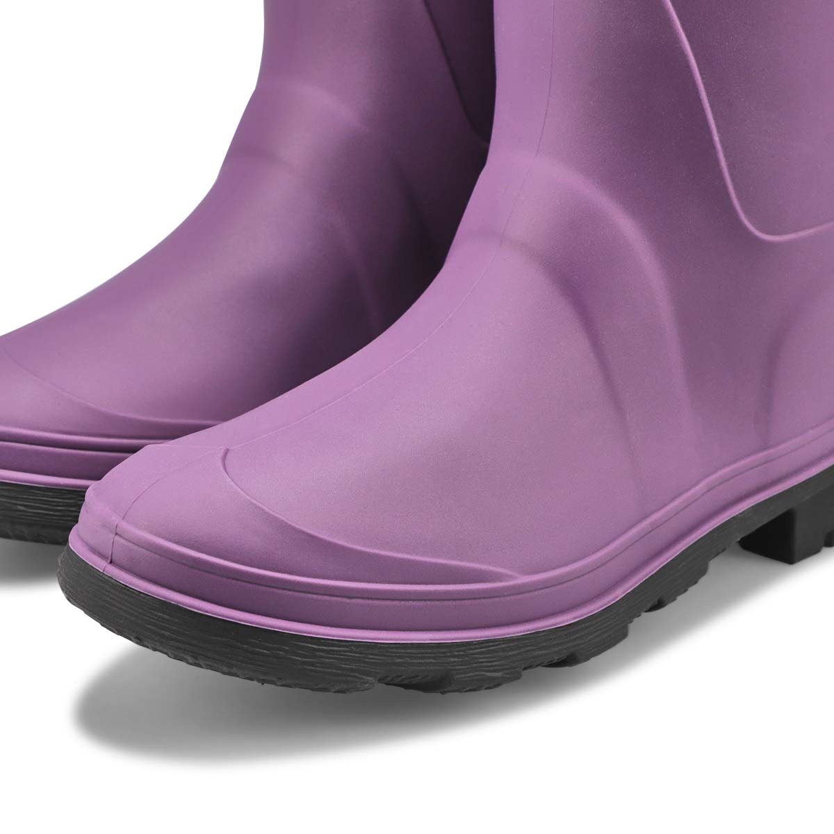 Girls' Raindrops Waterproof Rain Boot - Eggplant
