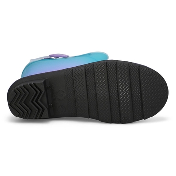 Botte de pluie imperméable RAINDROPS, turquoise, f