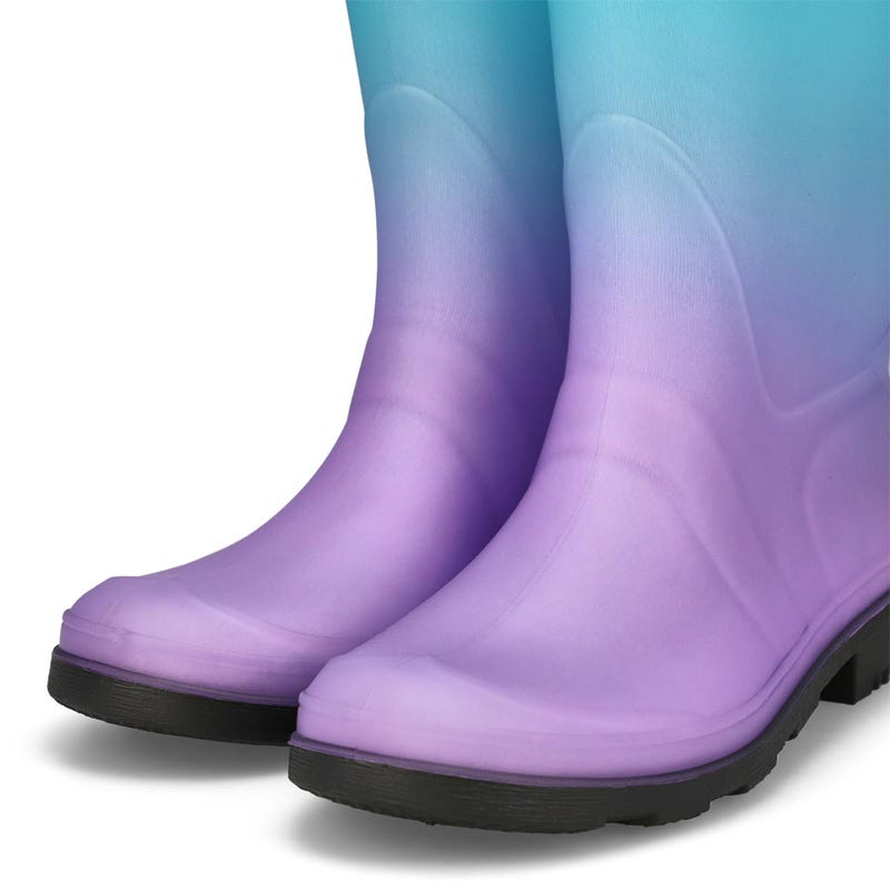 Botte de pluie imperméable RAINDROPS, turquoise, filles