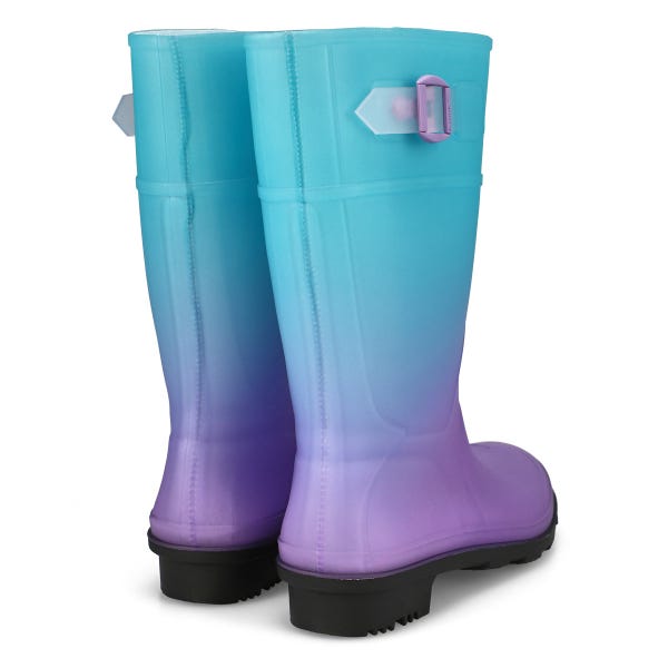Botte de pluie imperméable RAINDROPS, turquoise, filles