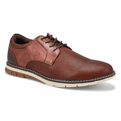 Mns Rammonn Lace Up Casual Oxford - Cognac