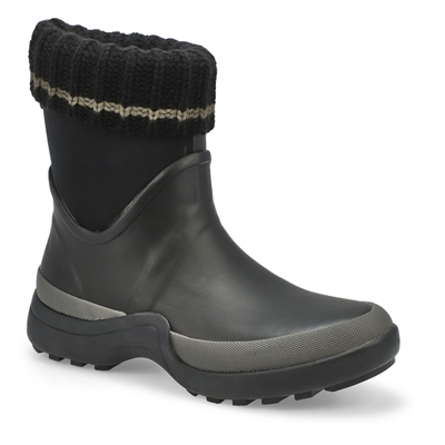 Botte d'hiver imperméable à enfiler Raven, noir, femmes