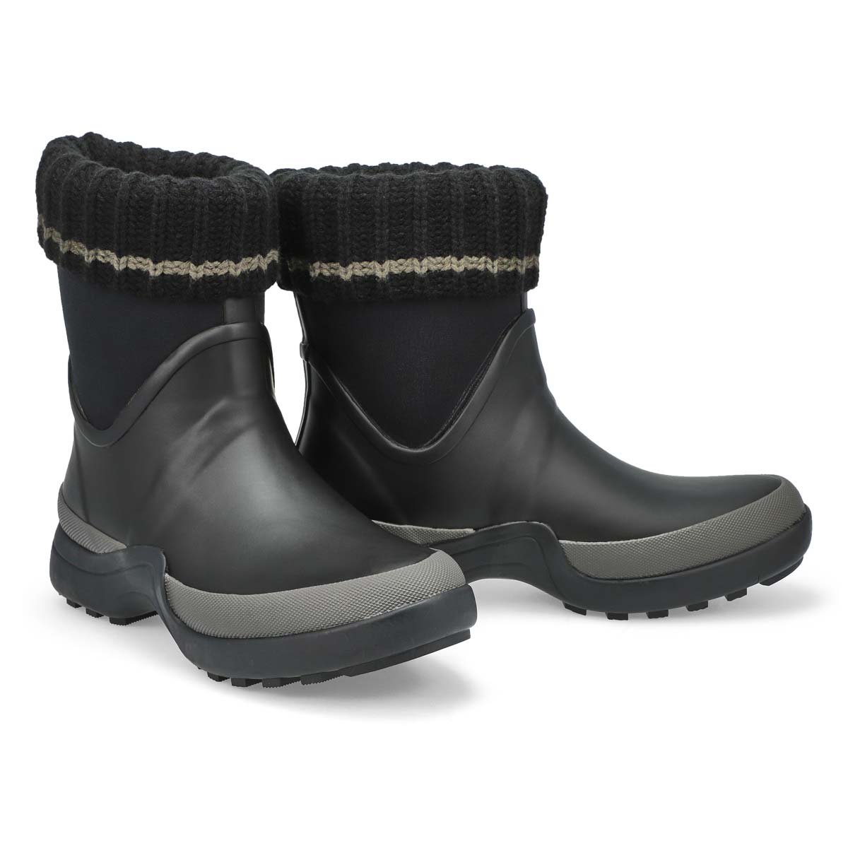 Botte d'hiver imperméable à enfiler RAVEN, noir, femmes