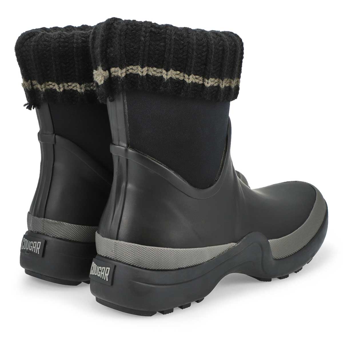 Botte d'hiver imperméable à enfiler RAVEN, noir, femmes