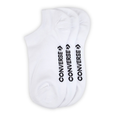 Lds Basics No Show Sock 3 Pack - White/Black