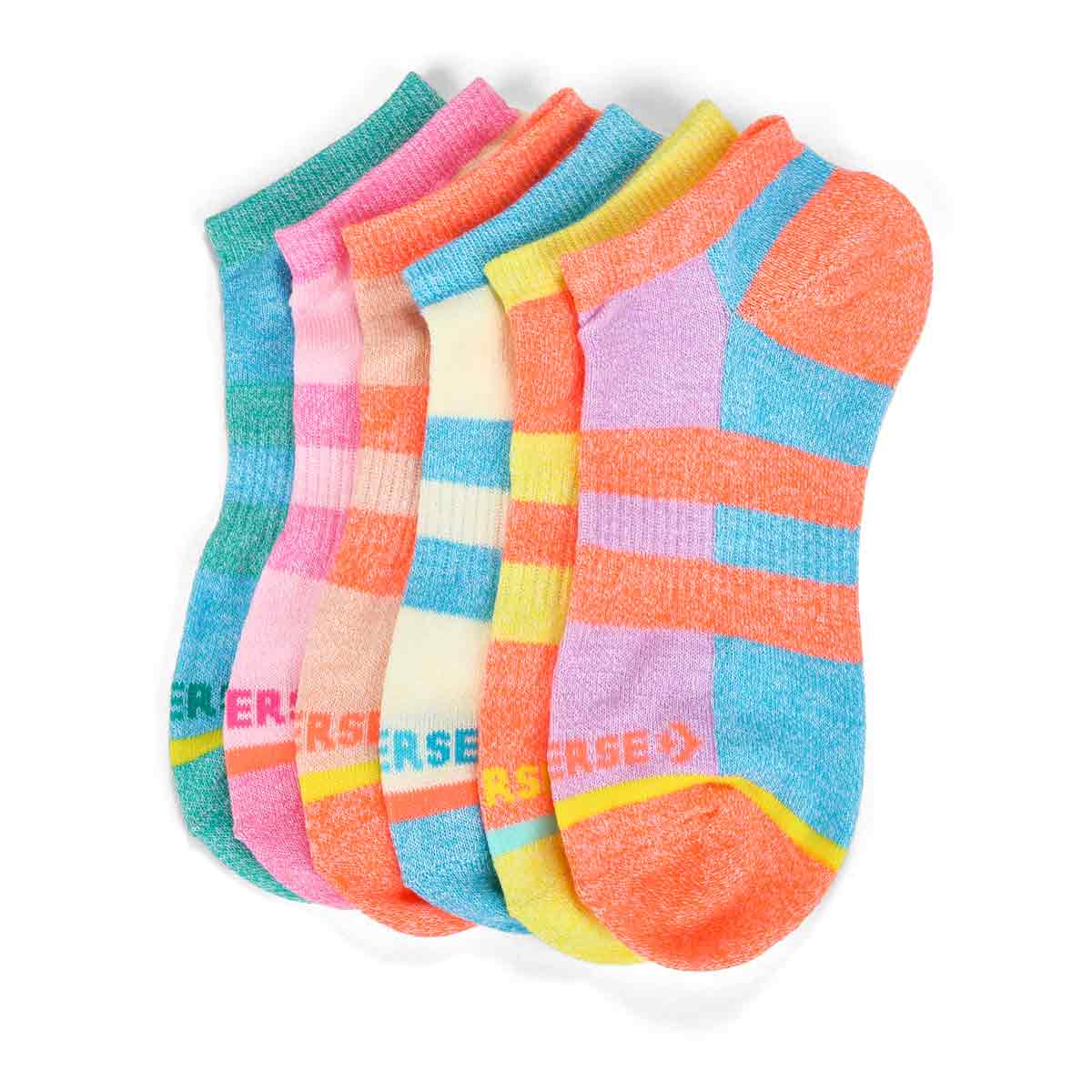 Socquettes FLAT KNIT MARLED NO SHOW, femmes