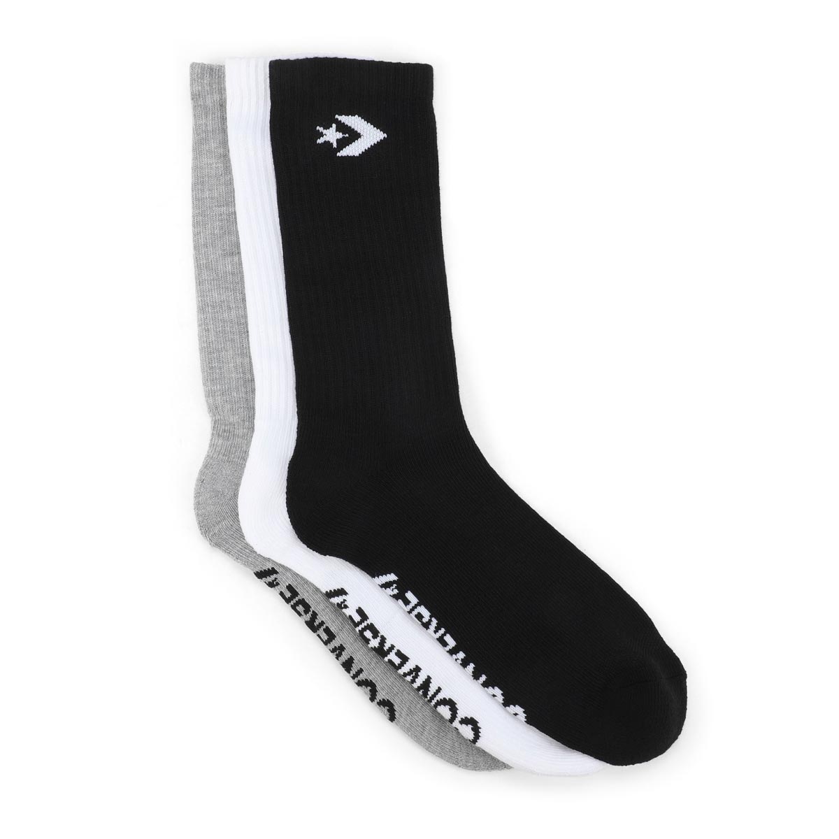 Chaussettes CONVERSE SPORT CREW, hommes, 3 paires