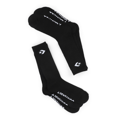 Mns Converse Sport Crew Sock 3 Pack - Black