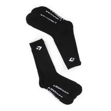 Men's Converse Sport Crew Sock 3 Pack - Black