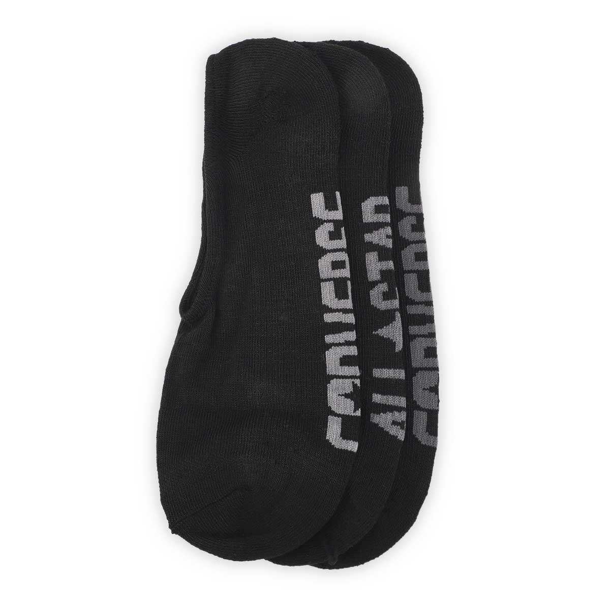 Converse Men's MFC OX black no show socks - 3 Converse Men's MFC OX black no show socks - 3
