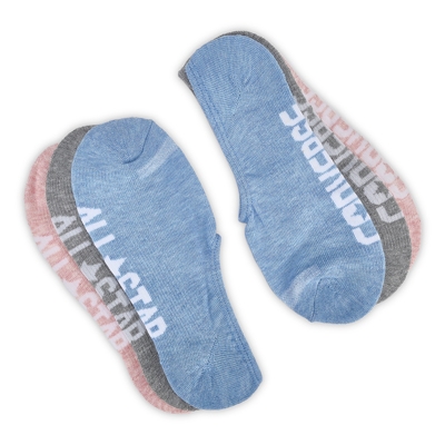 Lds Made for Chucks Logo Sock 3 Pack - Multi