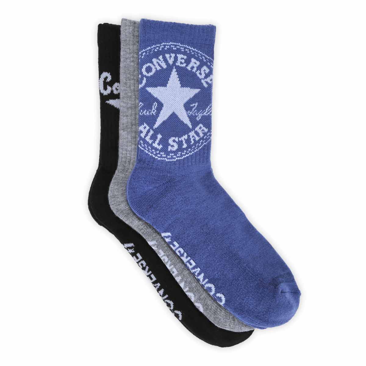 Men's Renew Made For Chucks Ox Short Crew Sock 3 Pack - Multi