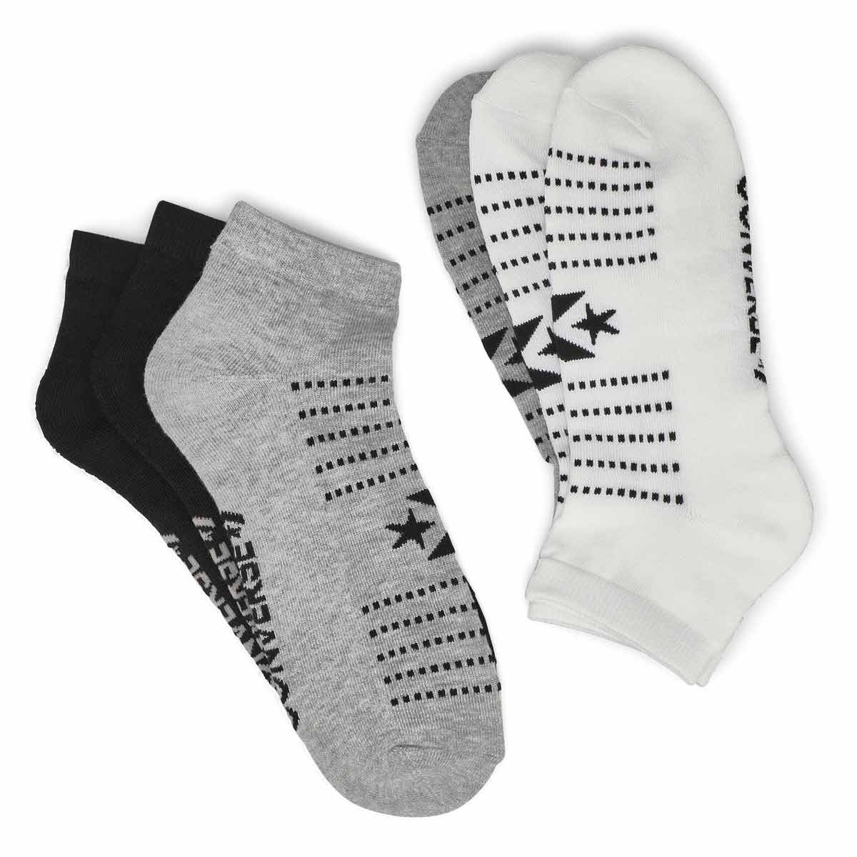 Men's Half Cushion Low Cut Sock 6 Pack - Multi