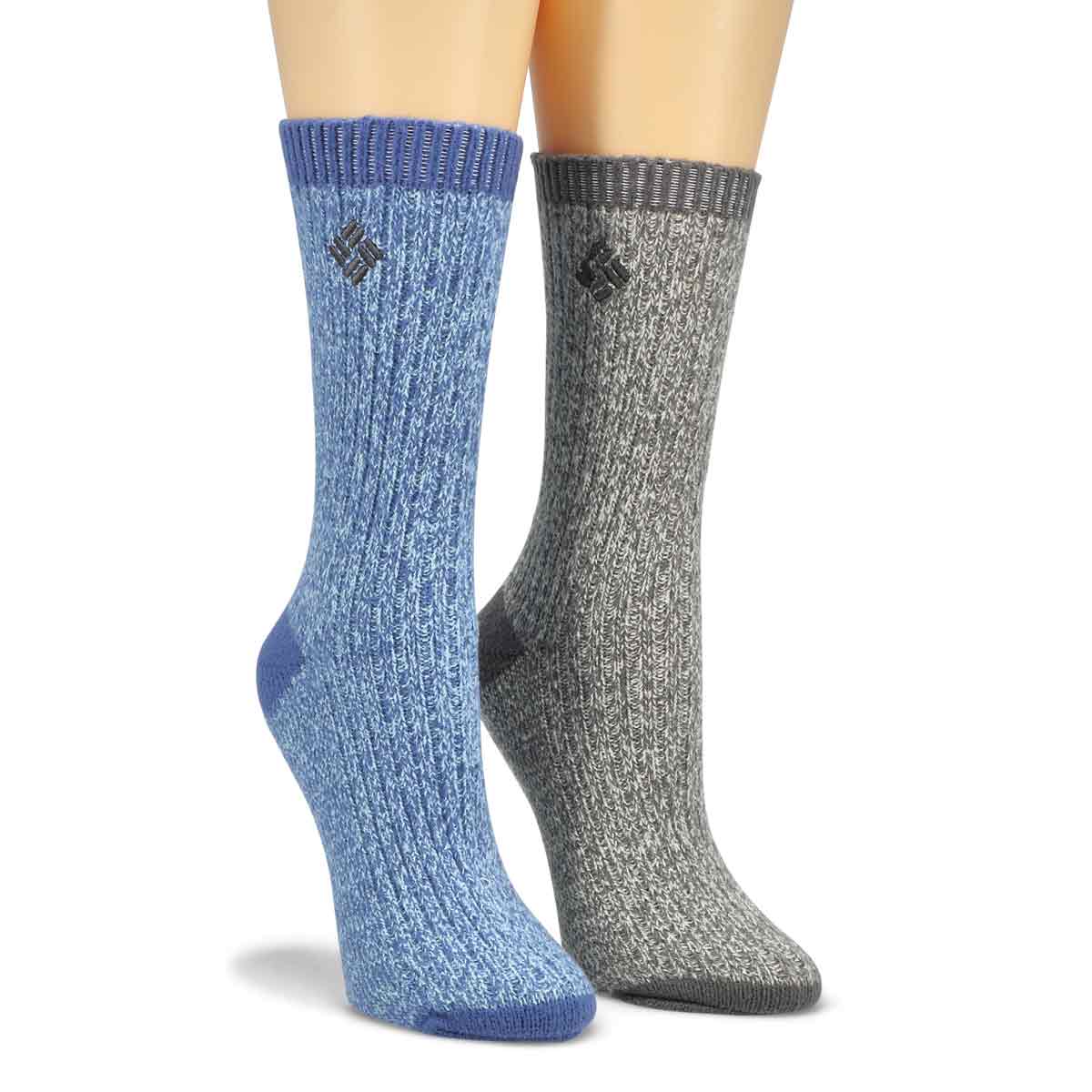 Columbia Women's Super Soft Crew Sock 2pk Co