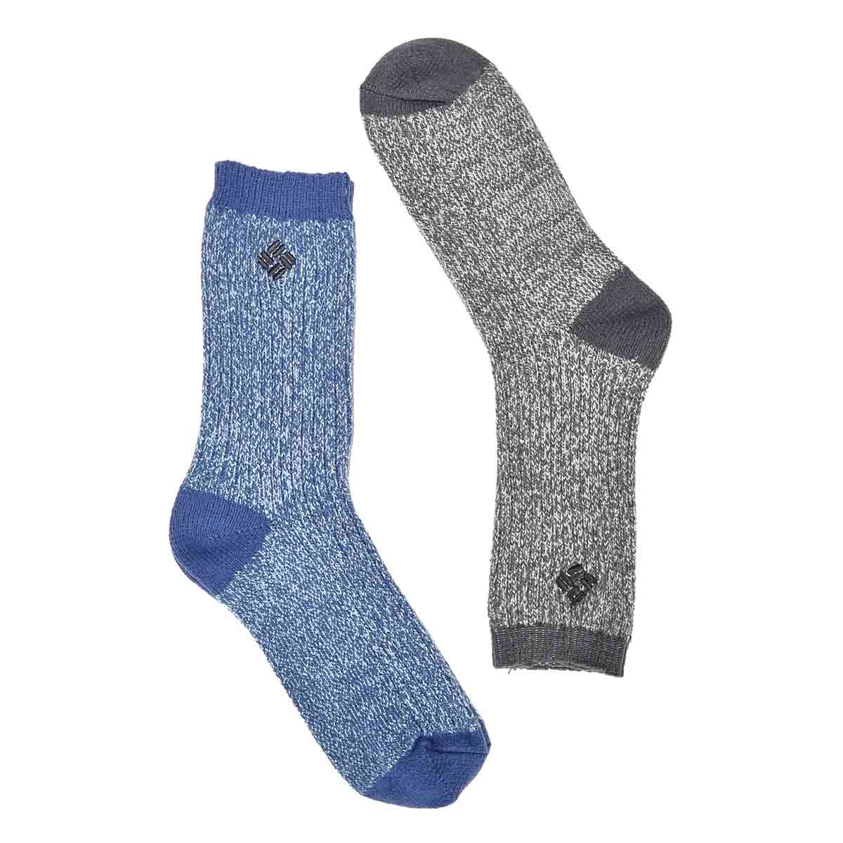 Columbia Women's Super Soft Crew Sock 2pk Co
