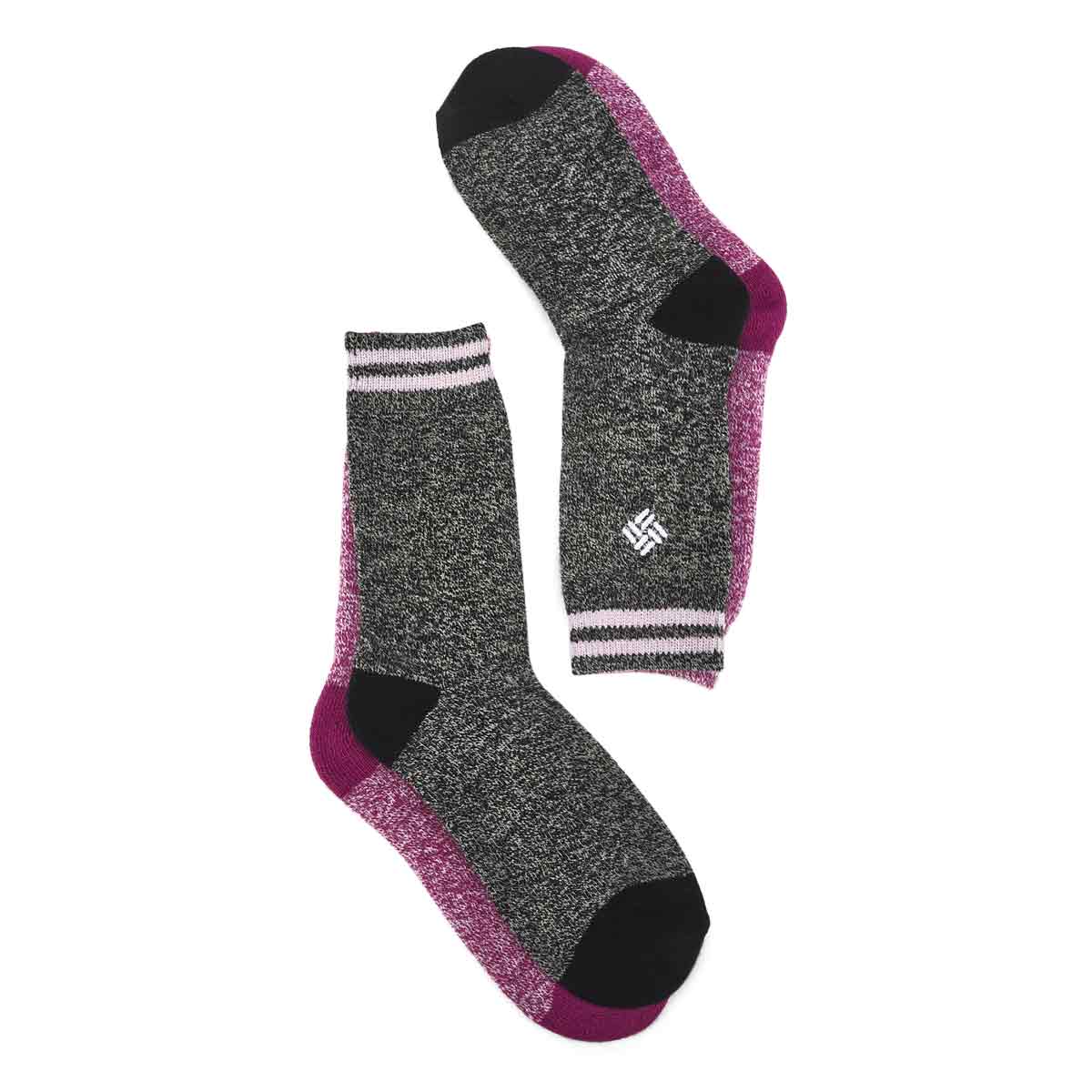 Women's Winter warm thermal socks with fleece inside. Pack of 2 pairs  (black and skin color)