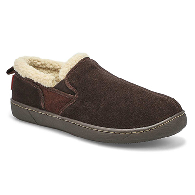 Mns Repete Memory Foam Slipper - Rootbeer