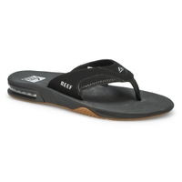 Men's Fanning Thong Sandal - Black/Silver