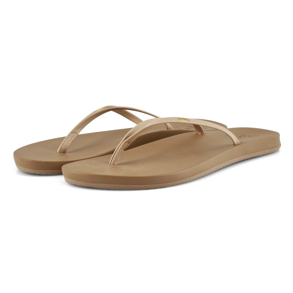 reef women's cushion bounce swing leather flip flops