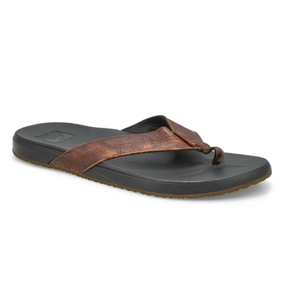 Mns Cushion Phantom LE Sandal - Black/Brown