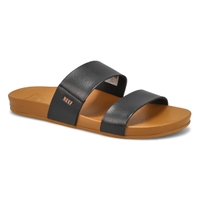 Women's Cushion Vista Slide Sandal - Black/Naturalt