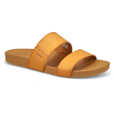 Lds Cushion Vista Slide Sandal - Natural