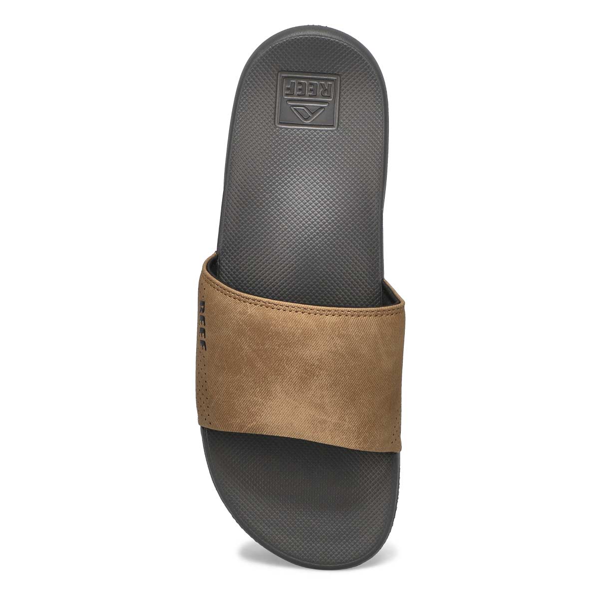 Reef Men's Reef One Slide Sandal -Black | SoftMoc.com