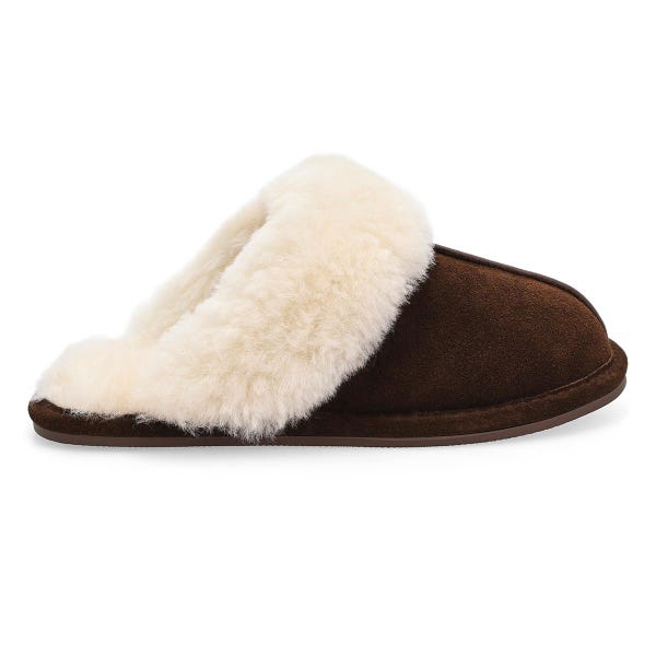 Women's  Rihana 2 Open Back Slipper - Chocolate