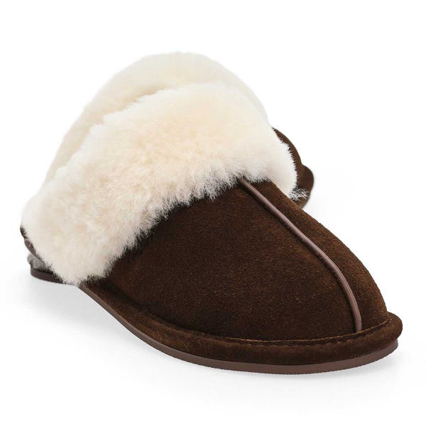 Women's  Rihana 2 Open Back Slipper - Chocolate
