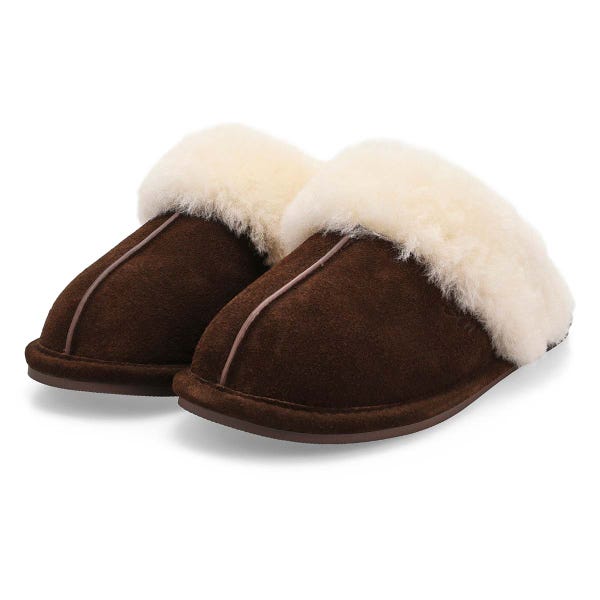 Women's  Rihana 2 Open Back Slipper - Chocolate