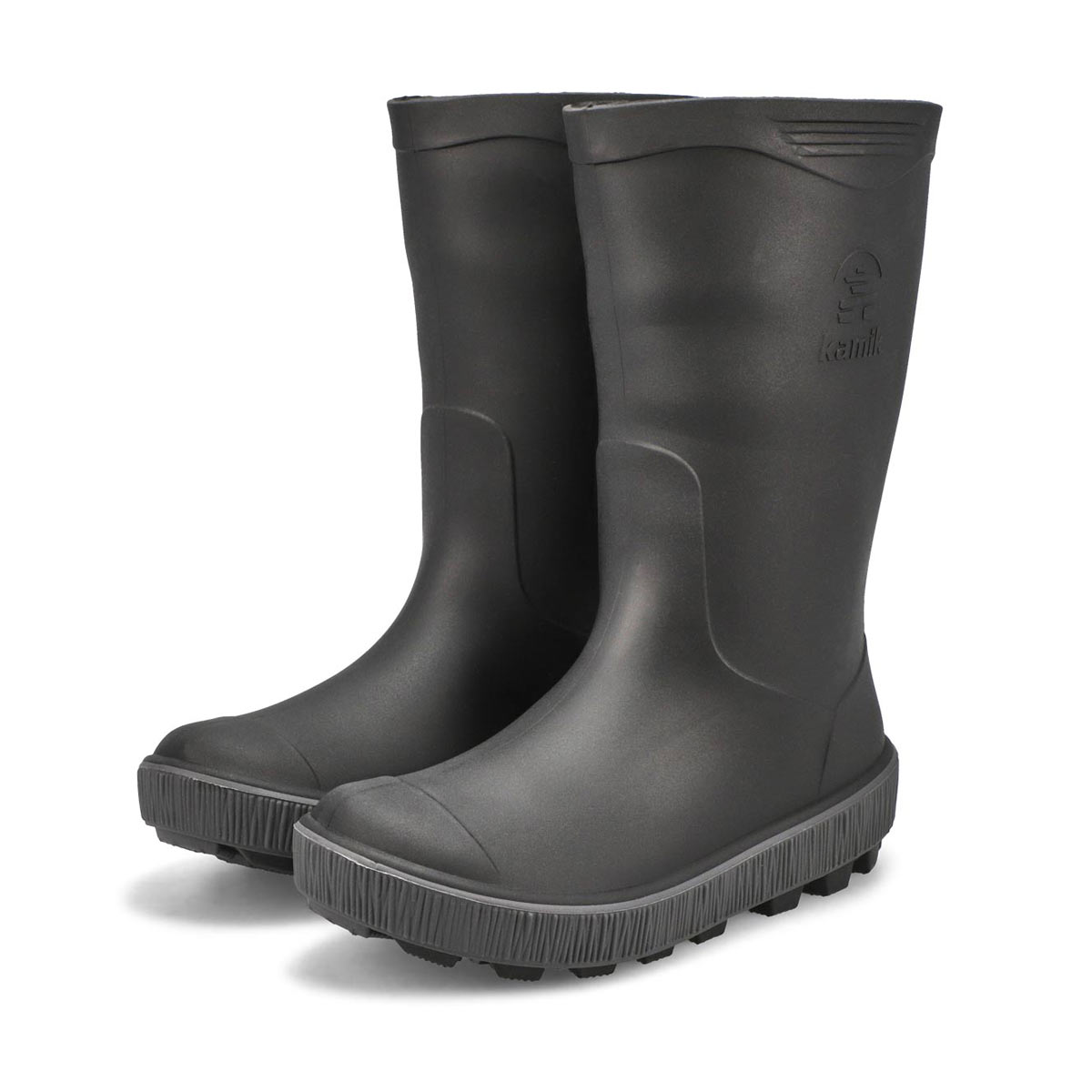 Boys' Riptide Waterproof Rain Boot - Blk/Charcoal