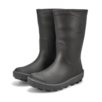 Boys' Riptide Waterproof Rain Boot - Black/Charcoa