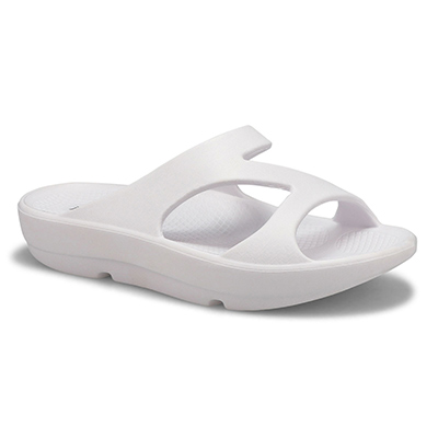 Lds High Bounce Strappy Sandal - White