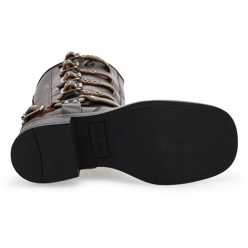 Women's  Rockyy Knee High Boot - Brown Distressed