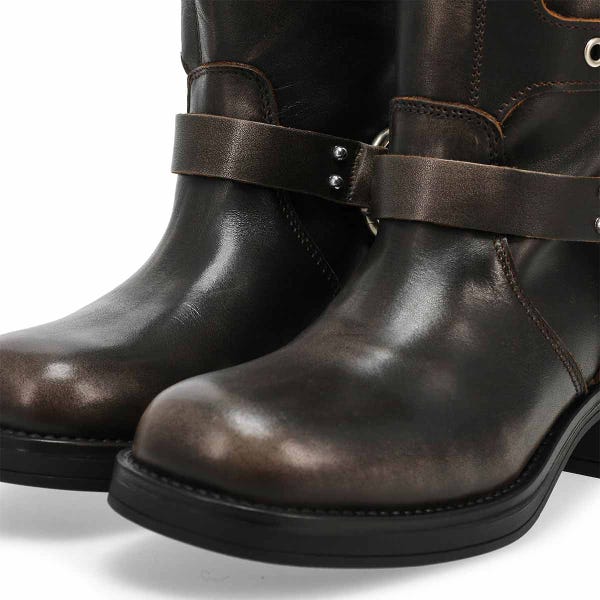 Women's  Rockyy Knee High Boot - Brown Distressed